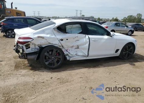 2022 Genesis G70 Base из США, поврежденный, VIN KMTG54TE1NU094955